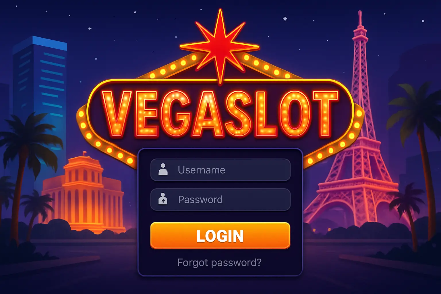 вхід у Vegaslot